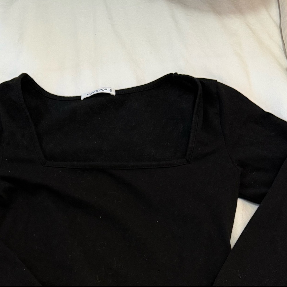 Mango Pop Black Body Suit
